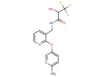 3,3,3-trifluoro-2-hydroxy-N-({2-[(6-methylpyridin-3-yl)oxy]pyridin-3-yl}methyl)propanamide