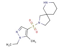 2-[(1-ethyl-5-methyl-1H-pyrazol-4-yl)sulfonyl]-2,7-diazaspiro[4.5]decane hydrochloride