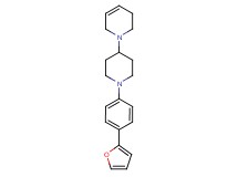 1-{1-[4-(2-furyl)phenyl]-4-piperidinyl}-1,2,3,6-tetrahydropyridine