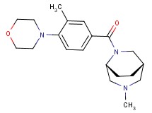 (1S*,5R*)-3-methyl-6-[3-methyl-4-(4-morpholinyl)benzoyl]-3,6-diazabicyclo[3.2.2]nonane
