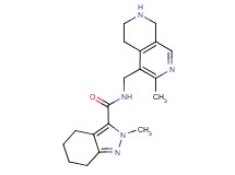2-methyl-N-[(3-methyl-5,6,7,8-tetrahydro-2,7-naphthyridin-4-yl)methyl]-4,5,6,7-tetrahydro-2H-indazole-3-carboxamide