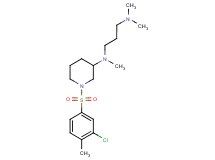 N-{1-[(3-chloro-4-methylphenyl)sulfonyl]-3-piperidinyl}-N,N',N'-trimethyl-1,3-propanediamine