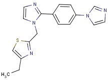 4-ethyl-2-({2-[4-(1H-imidazol-1-yl)phenyl]-1H-imidazol-1-yl}methyl)-1,3-thiazole