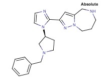 2-{1-[(3R)-1-benzyl-3-pyrrolidinyl]-1H-imidazol-2-yl}-5,6,7,8-tetrahydro-4H-pyrazolo[1,5-a][1,4]diazepine
