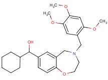 cyclohexyl[4-(2,4,5-trimethoxybenzyl)-2,3,4,5-tetrahydro-1,4-benzoxazepin-7-yl]methanol