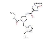 (4S)-N-ethyl-1-[(1-ethyl-1H-imidazol-2-yl)methyl]-4-{[(2-oxo-2,3-dihydro-1H-imidazol-4-yl)carbonyl]amino}-L-prolinamide