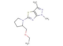 5-[2-(ethoxymethyl)pyrrolidin-1-yl]-1,3-dimethyl-1H-pyrazolo[3,4-d][1,3]thiazole