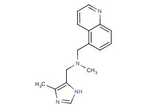 N-methyl-1-(4-methyl-1H-imidazol-5-yl)-N-(quinolin-5-ylmethyl)methanamine