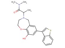 2-[7-(1-benzothien-3-yl)-9-hydroxy-2,3-dihydro-1,4-benzoxazepin-4(5H)-yl]-N,N-dimethylpropanamide