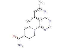 1-(5,7-dimethylpyrido[2,3-d]pyrimidin-4-yl)piperidine-4-carboxamide