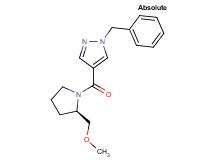 1-benzyl-4-{[(2R)-2-(methoxymethyl)pyrrolidin-1-yl]carbonyl}-1H-pyrazole