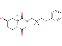 (8R*,9aS*)-8-hydroxy-2-{[1-(phenoxymethyl)cyclopropyl]methyl}tetrahydro-2H-pyrido[1,2-a]pyrazine-1,4(3H,6H)-dione