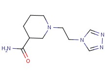 1-[2-(4H-1,2,4-triazol-4-yl)ethyl]piperidine-3-carboxamide