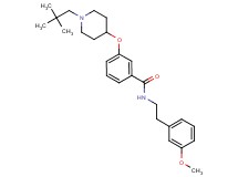 3-{[1-(2,2-dimethylpropyl)-4-piperidinyl]oxy}-N-[2-(3-methoxyphenyl)ethyl]benzamide