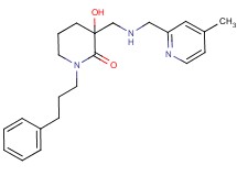 3-hydroxy-3-({[(4-methylpyridin-2-yl)methyl]amino}methyl)-1-(3-phenylpropyl)piperidin-2-one