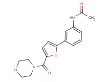 N-{3-[5-(morpholin-4-ylcarbonyl)-2-furyl]phenyl}acetamide