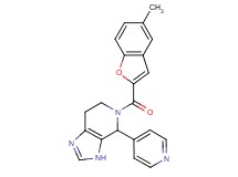 5-[(5-methyl-1-benzofuran-2-yl)carbonyl]-4-pyridin-4-yl-4,5,6,7-tetrahydro-3H-imidazo[4,5-c]pyridine