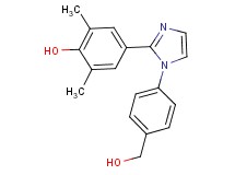 4-{1-[4-(hydroxymethyl)phenyl]-1H-imidazol-2-yl}-2,6-dimethylphenol