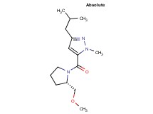 3-isobutyl-5-{[(2S)-2-(methoxymethyl)-1-pyrrolidinyl]carbonyl}-1-methyl-1H-pyrazole