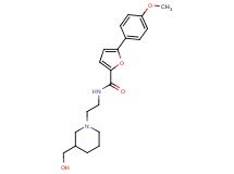 N-{2-[3-(hydroxymethyl)piperidin-1-yl]ethyl}-5-(4-methoxyphenyl)-2-furamide