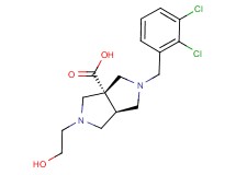 (3aS*,6aS*)-2-(2,3-dichlorobenzyl)-5-(2-hydroxyethyl)hexahydropyrrolo[3,4-c]pyrrole-3a(1H)-carboxylic acid