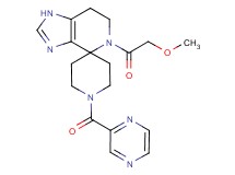 5-(methoxyacetyl)-1'-(pyrazin-2-ylcarbonyl)-1,5,6,7-tetrahydrospiro[imidazo[4,5-c]pyridine-4,4'-piperidine]