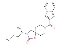 8-(imidazo[1,2-a]pyridin-2-ylcarbonyl)-3-(1-methylbutyl)-1-oxa-3,8-diazaspiro[4.5]decan-2-one