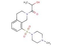 1-[8-[(4-methylpiperazin-1-yl)sulfonyl]-3,4-dihydroisoquinolin-2(1H)-yl]-1-oxopropan-2-ol
