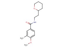 4-methoxy-3-methyl-N-[2-(tetrahydro-2H-pyran-2-yl)ethyl]benzamide