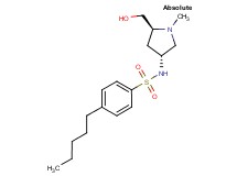 N-[(3R,5S)-5-(hydroxymethyl)-1-methylpyrrolidin-3-yl]-4-pentylbenzenesulfonamide