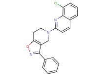 8-chloro-2-(3-phenyl-6,7-dihydroisoxazolo[4,5-c]pyridin-5(4H)-yl)quinoline