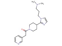 N,N-dimethyl-3-{2-[1-(pyridin-3-ylacetyl)piperidin-4-yl]-1H-imidazol-1-yl}propan-1-amine
