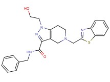 5-(1,3-benzothiazol-2-ylmethyl)-N-benzyl-1-(2-hydroxyethyl)-4,5,6,7-tetrahydro-1H-pyrazolo[4,3-c]pyridine-3-carboxamide