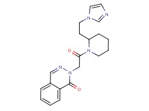 2-(2-{2-[2-(1H-imidazol-1-yl)ethyl]-1-piperidinyl}-2-oxoethyl)-1(2H)-phthalazinone
