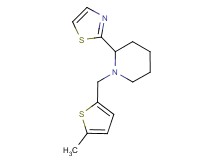 1-[(5-methyl-2-thienyl)methyl]-2-(1,3-thiazol-2-yl)piperidine