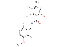 5-chloro-N-(2,6-difluoro-3-methoxybenzyl)-2-hydroxy-4,6-dimethylnicotinamide