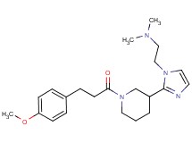 2-(2-{1-[3-(4-methoxyphenyl)propanoyl]piperidin-3-yl}-1H-imidazol-1-yl)-N,N-dimethylethanamine