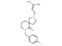 7-(4-fluorobenzyl)-2-(3-methyl-2-buten-1-yl)-2,7-diazaspiro[4.5]decan-6-one