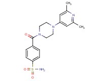 4-{[4-(2,6-dimethylpyridin-4-yl)piperazin-1-yl]carbonyl}benzenesulfonamide
