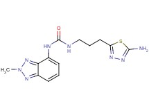 N-[3-(5-amino-1,3,4-thiadiazol-2-yl)propyl]-N'-(2-methyl-2H-1,2,3-benzotriazol-4-yl)urea