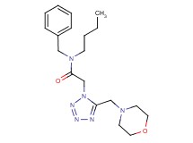 N-benzyl-N-butyl-2-[5-(4-morpholinylmethyl)-1H-tetrazol-1-yl]acetamide
