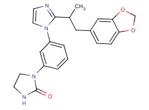 1-(3-{2-[2-(1,3-benzodioxol-5-yl)-1-methylethyl]-1H-imidazol-1-yl}phenyl)imidazolidin-2-one