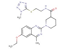1-(6-ethoxy-4-methyl-2-quinazolinyl)-N-{2-[(1-methyl-1H-tetrazol-5-yl)thio]ethyl}-3-piperidinecarboxamide