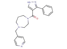 1-[(3-phenyl-1H-pyrazol-4-yl)carbonyl]-4-(4-pyridinylmethyl)-1,4-diazepane