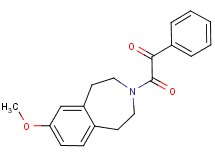 2-(7-methoxy-1,2,4,5-tetrahydro-3H-3-benzazepin-3-yl)-2-oxo-1-phenylethanone