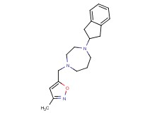 1-(2,3-dihydro-1H-inden-2-yl)-4-[(3-methylisoxazol-5-yl)methyl]-1,4-diazepane
