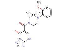 6-{[4-(2-methoxyphenyl)-3,3-dimethyl-1-piperazinyl]carbonyl}[1,2,4]triazolo[1,5-a]pyrimidin-7(4H)-one