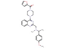 ({4-[4-(2-furoyl)-1-piperazinyl]-2-quinazolinyl}methyl)[1-(4-methoxyphenyl)ethyl]methylamine