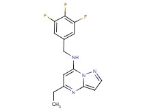 5-ethyl-N-(3,4,5-trifluorobenzyl)pyrazolo[1,5-a]pyrimidin-7-amine