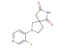7-(3-fluoropyridin-4-yl)-2,7-diazaspiro[4.4]nonane-1,3-dione